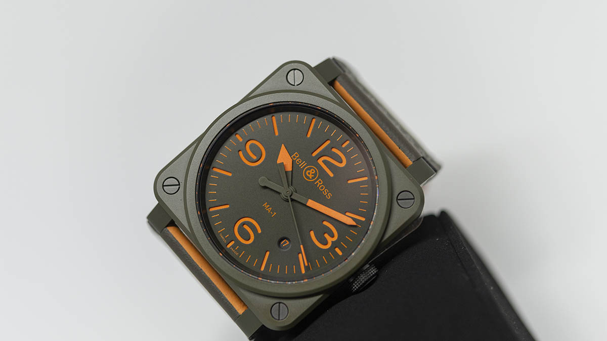 Bell & Ross BR 03-92 MA-1 (Ref: BR0392-KAO-CE/SCA)