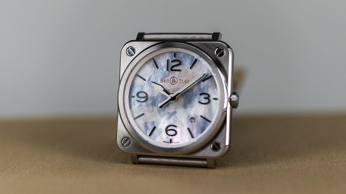 Bell & Ross BR S Grey Camouflage (Ref. BRS-CAMO-ST)