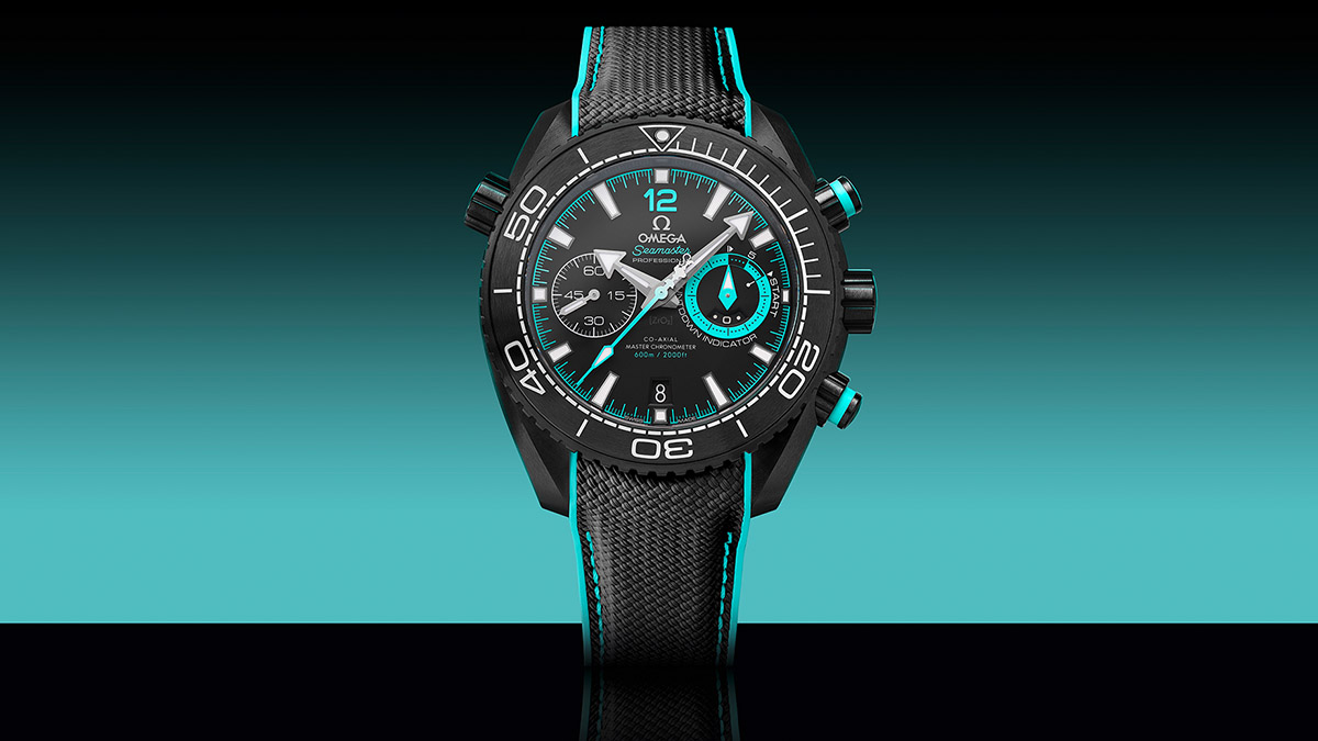 OMEGA Seamaster Planet Ocean Deep Black ETNZ Edition