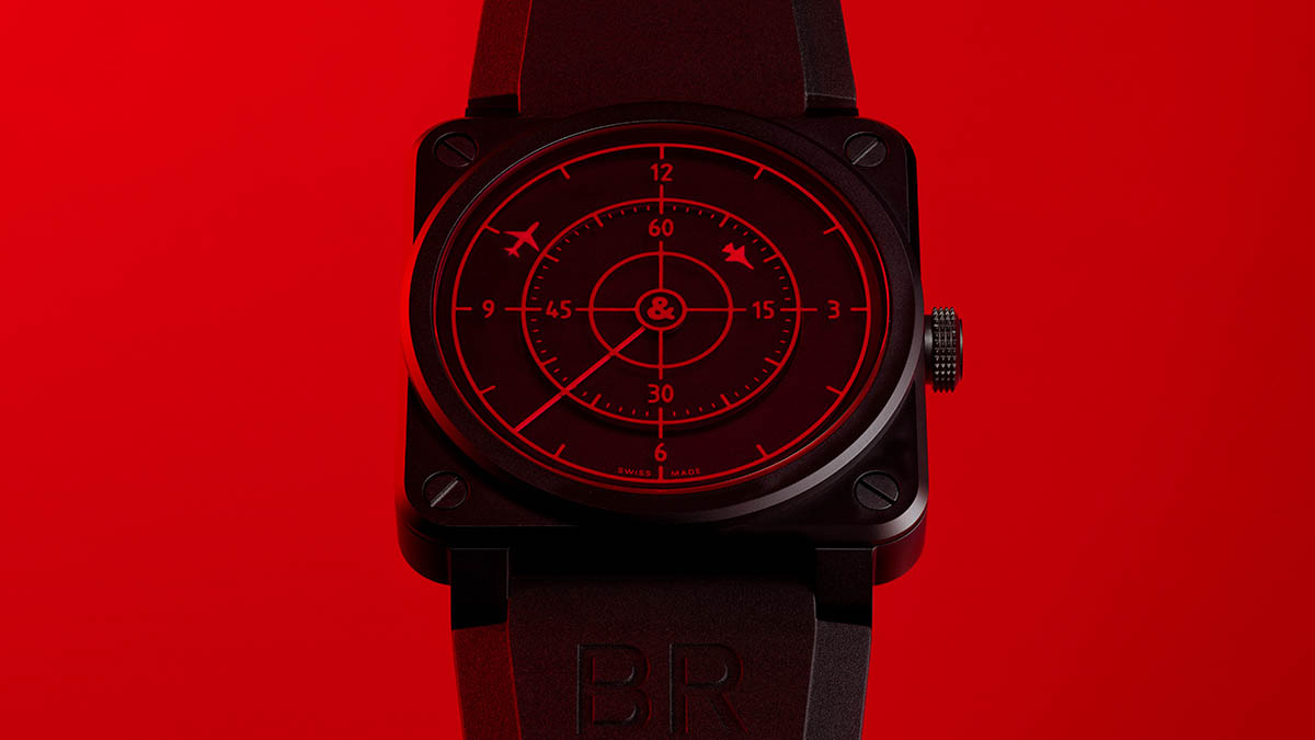 Bell & Ross BR03-92 Red Radar Ceramic (Ref. BR0392-RRDR-CE/SRB)