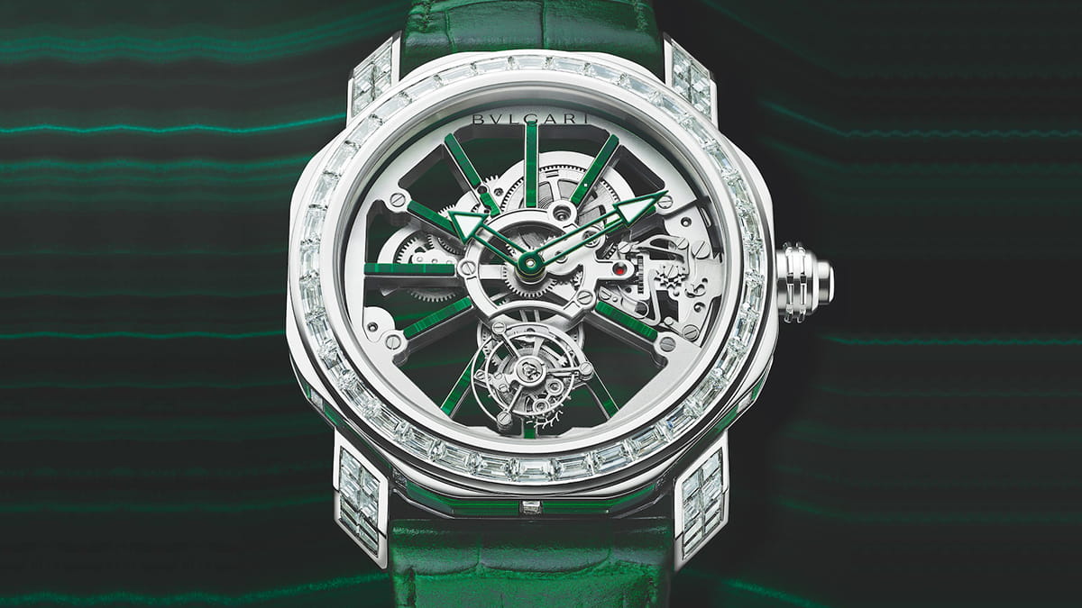 Bulgari Octo Roma Tourbillon Sapphire Malachite (Ref. 103231)