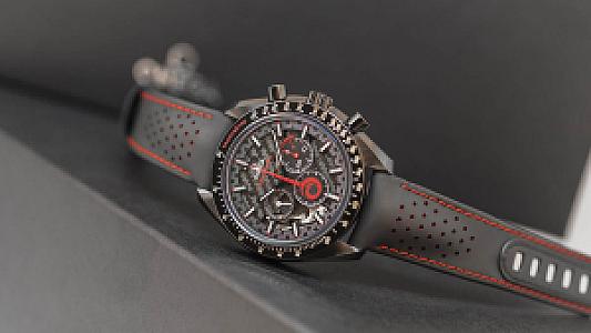 By OMEGA and ALINGHI Partnership: Speedmaster Dark Side of the Moon ALINGHI