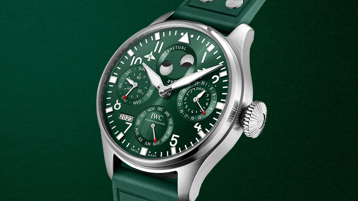 IWC Big Pilot Perpetual Calendar Green Dial IW503608