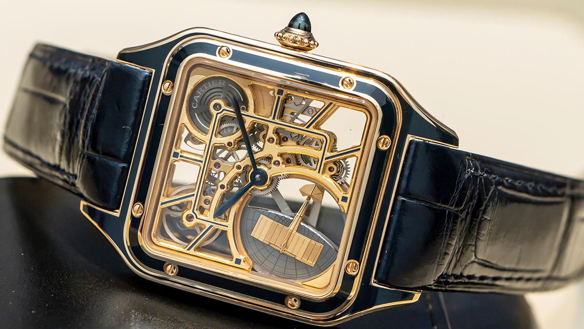 Cartier Santos-Dumont Micro-Rotor Skeleton