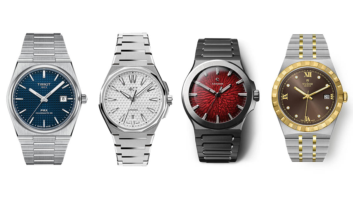 A Selection of Integrated Bracelet Luxury Sports Watches