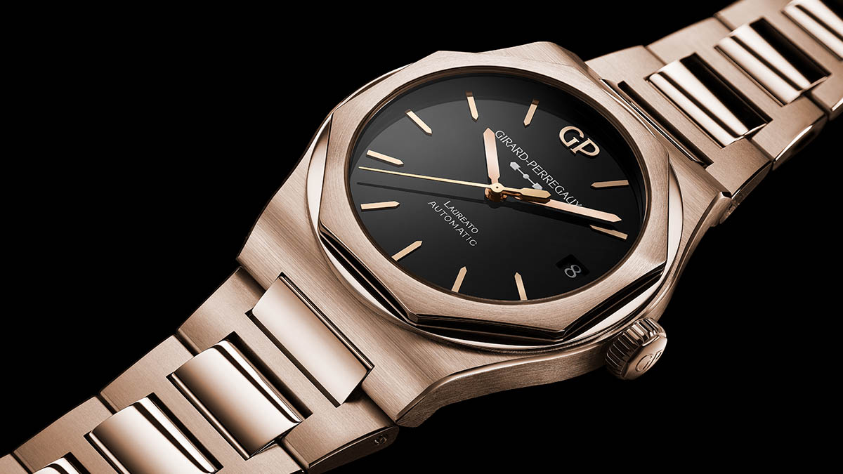 Girard-Perregaux Laureato 42mm Pink Gold & Onyx